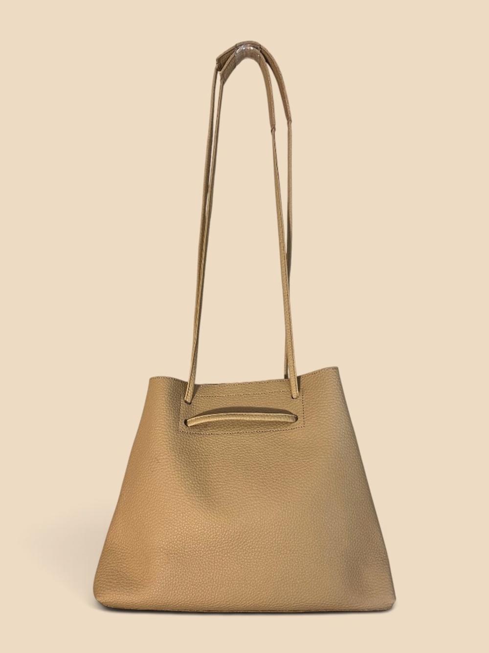8 Other Reasons Tan Vegan Leather Tote Bag NWOT